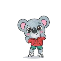 Koalala doing the chicken dance