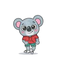 Koalala doing a spin